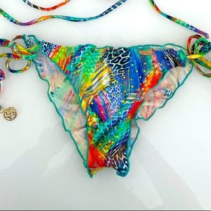 Luli Fama Colorfuo Bikini Bottom, Size S/M